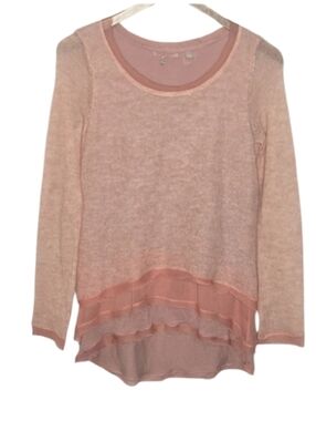 Anthropologie Knitted & Knotted Alpacha Layered Sweater